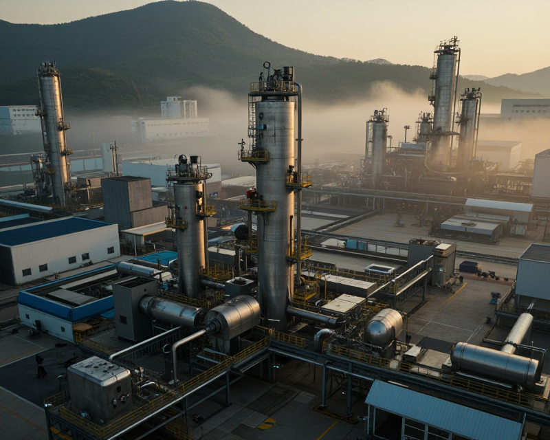 Industrial Dawn Reflection