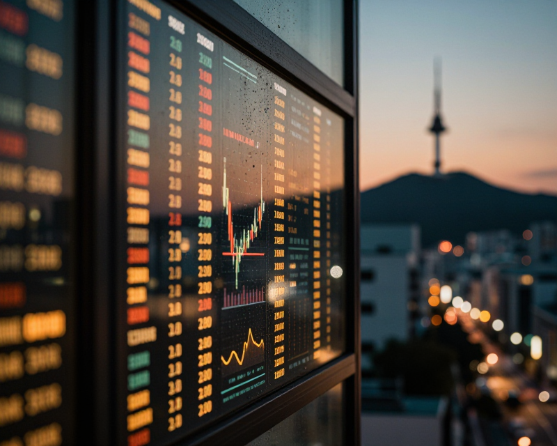 Financial market reflection in Seoul