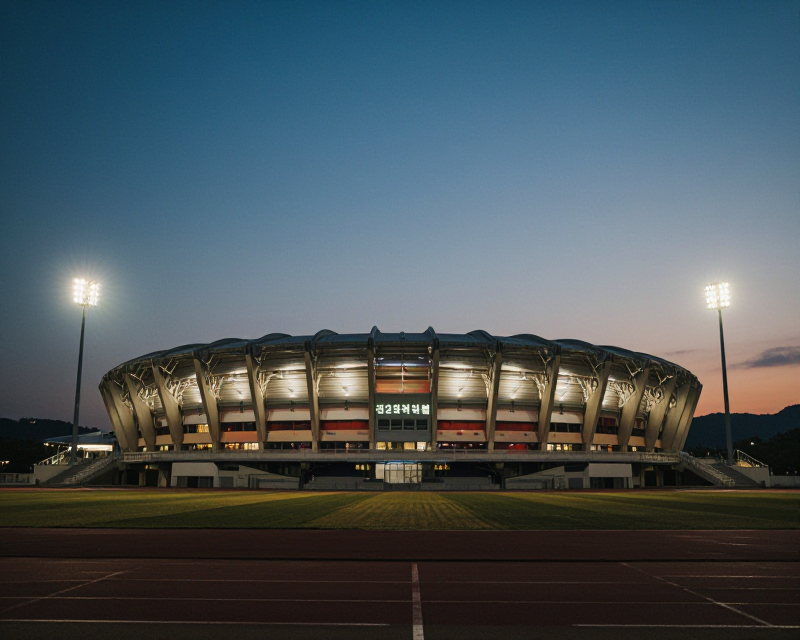 Atmospheric Seoul Stadium Night