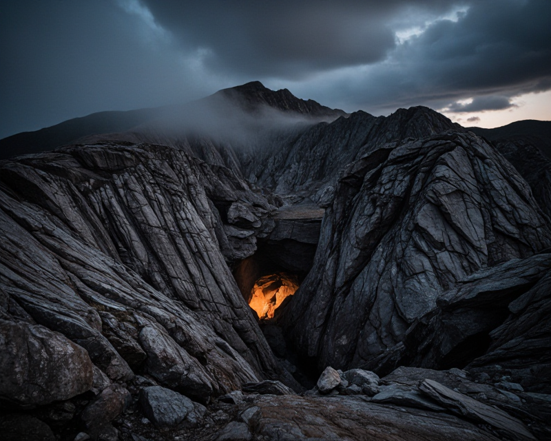 Mysterious Mountain Facility Atmosphere