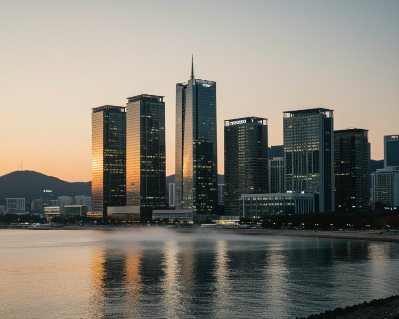 Incheon Songdo Twilight