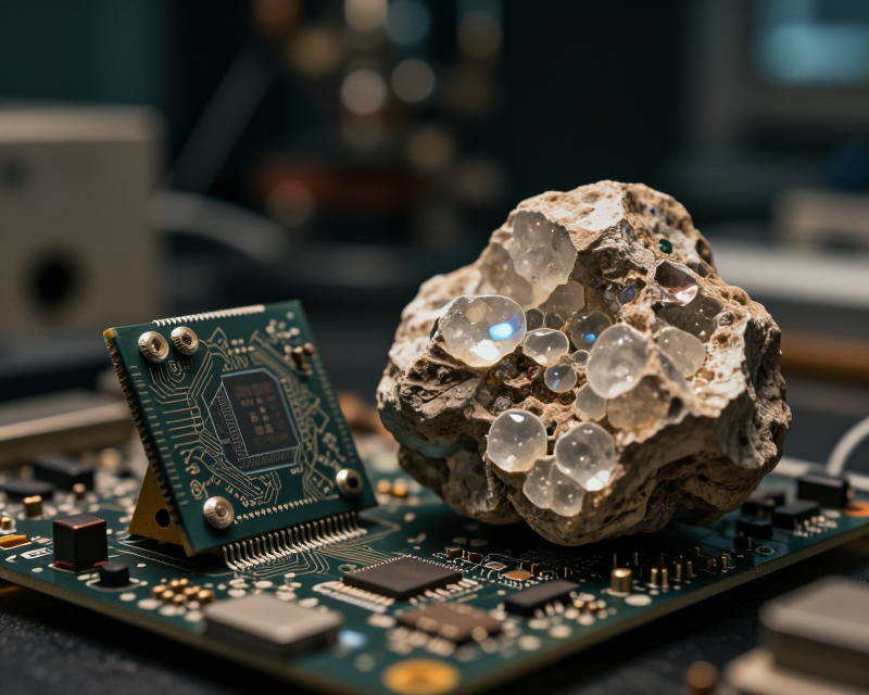 Symbolic Fusion of Minerals and Technology